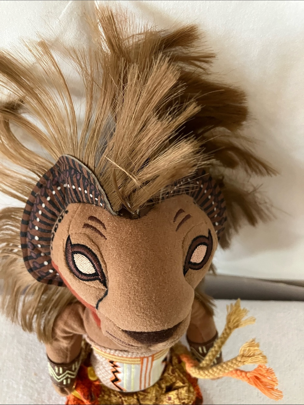 Disney’s Simba the Lion King Musical Bean Bag Plush Toy 10” Tall - Picture 2 of 8